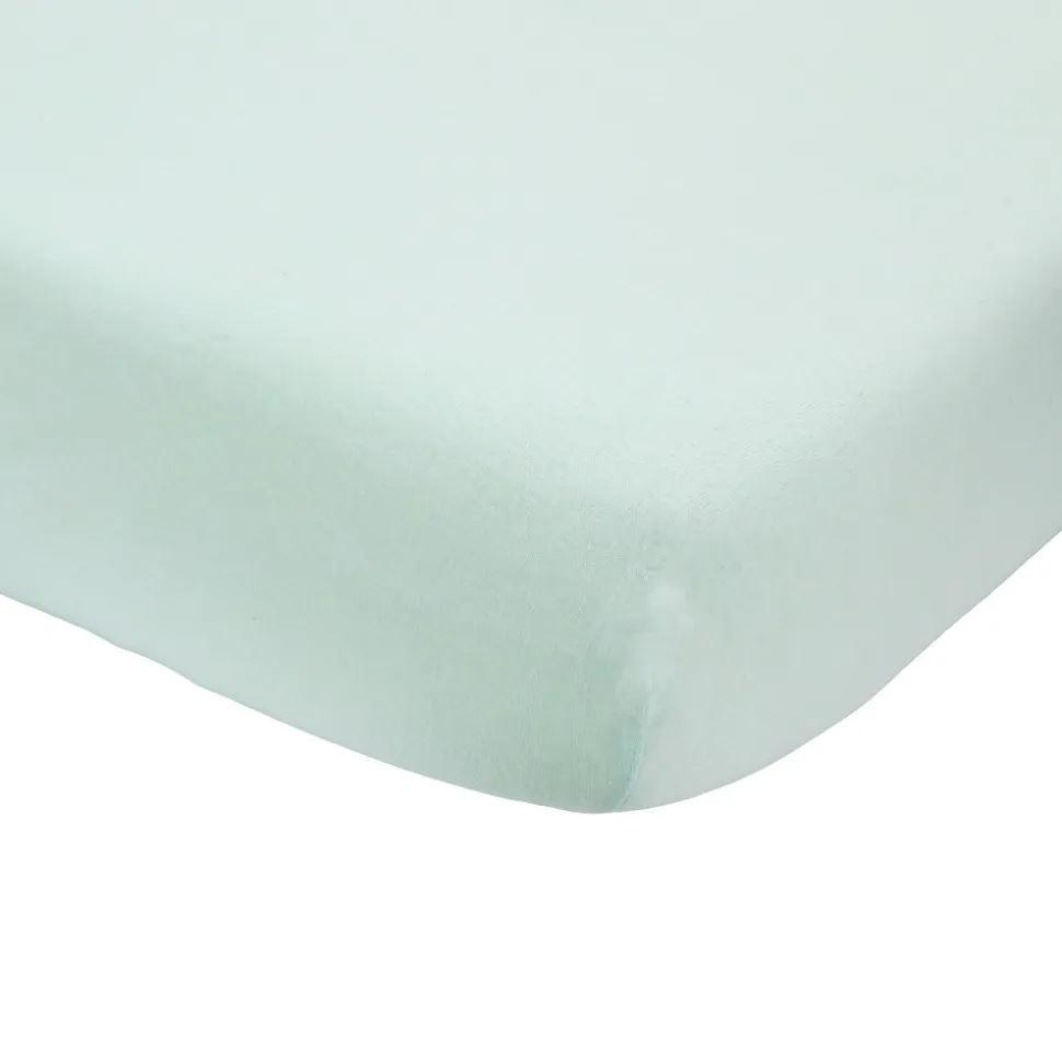 Drap housse jade 60 x 120 cm