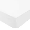 Drap housse jersey bio 50x100 blanc