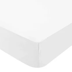 Drap housse jersey bio 50x100 blanc