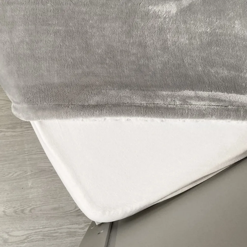 Drap housse jersey bio 60x120 cm - blanc