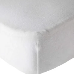 Drap housse jersey bio 60x120 cm - blanc