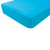 Drap-housse jersey 70x140 cm turquoise
