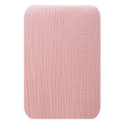 Drap housse lit bébé 70 x 140 cm après la pluie - rose