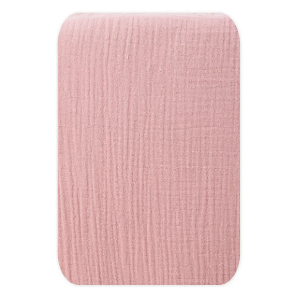 Drap housse lit bébé 70 x 140 cm après la pluie - rose
