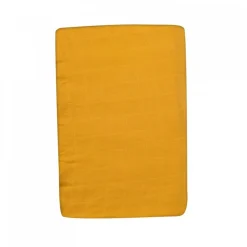 Drap housse lit bébé 70 x 140 cm le voyage d'olga - ocre