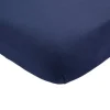 Drap housse marine 70 x 140 cm