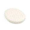 Drap housse mini sleepi flower ecru