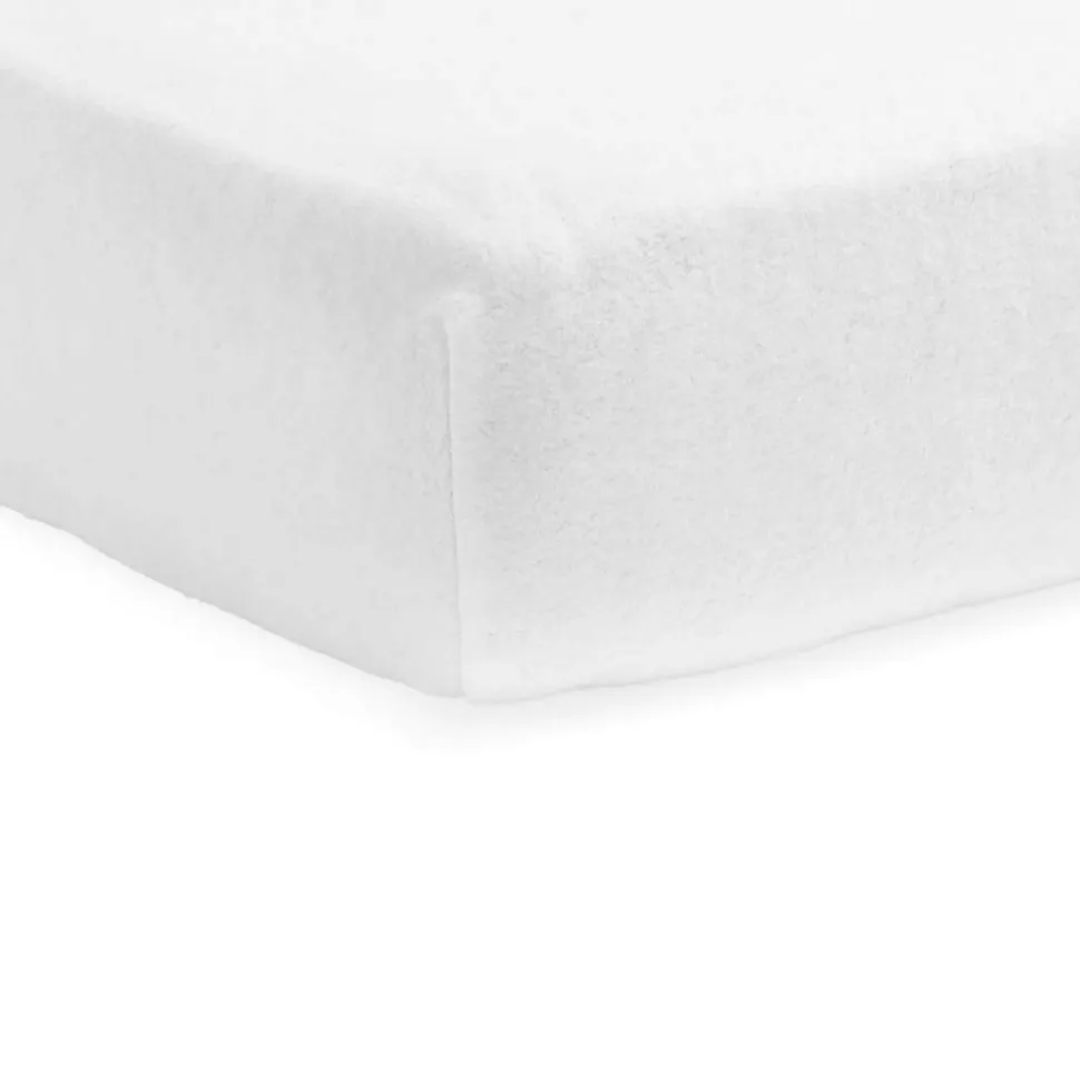 Drap housse molleton 50 x 90 cm white