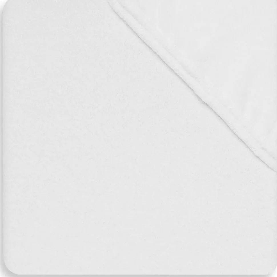 Drap housse molleton 50 x 90 cm white