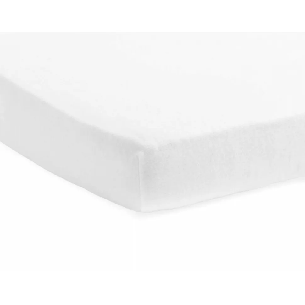 Drap housse molleton 60 x 120 cm white