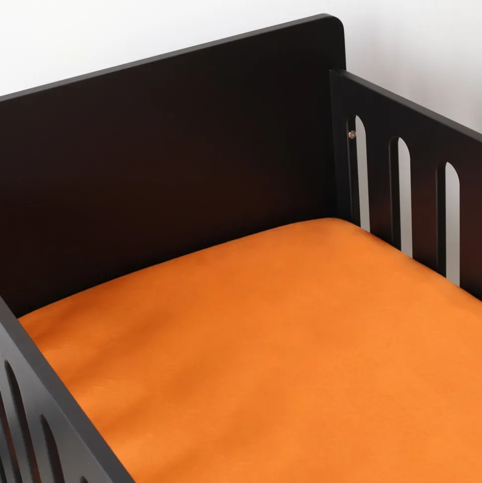 Drap housse orange 40 x 80 cm