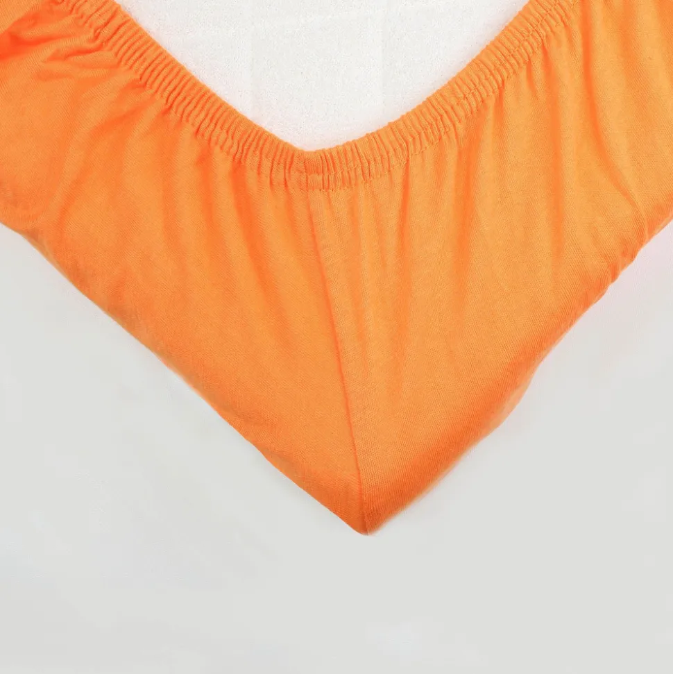 Drap housse orange 40 x 80 cm