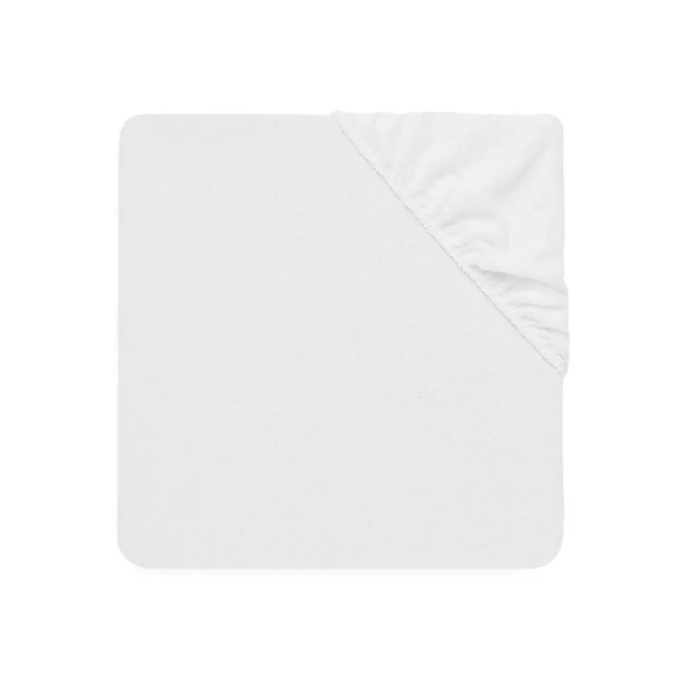 Drap housse éponge imperméable 60 x 120cm blanc