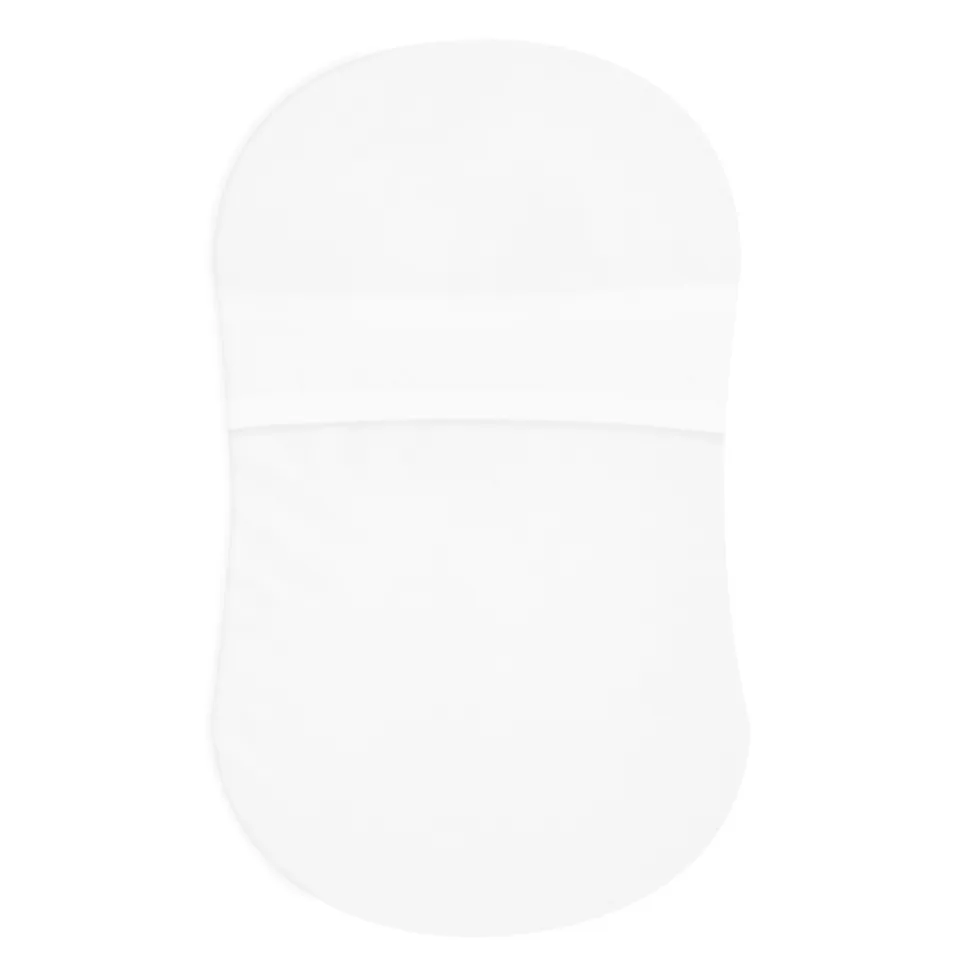 Drap housse pour berceau bassinest blanc