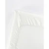 Drap housse pour lit parapluie blanc pur