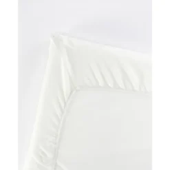 Drap housse pour lit parapluie blanc pur