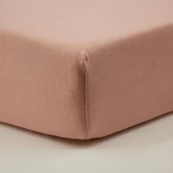 Drap housse rose - 45x85x7cm