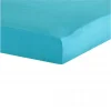 Drap housse turquoise 70 x 140 cm