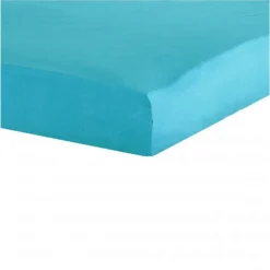 Drap housse turquoise 70 x 140 cm