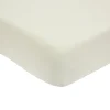 Drap housse vanille 60 x 120 cm