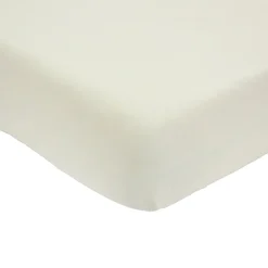 Drap housse vanille 60 x 120 cm