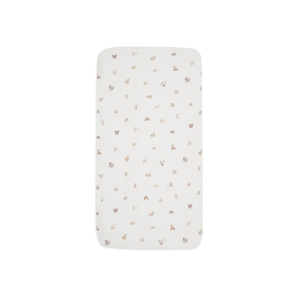 Drap housse 70x140 cm jersey animal friends