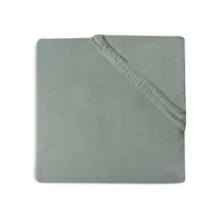 Drap housse 70x140 cm jersey ash green