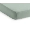 Drap housse 60x120 cm jersey ash green