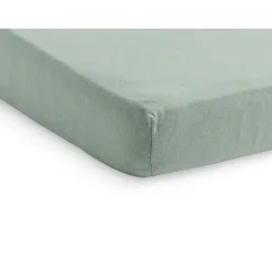 Drap housse 60x120 cm jersey ash green