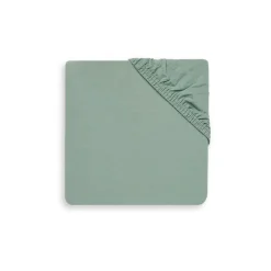Drap housse 60x120 cm jersey ash green
