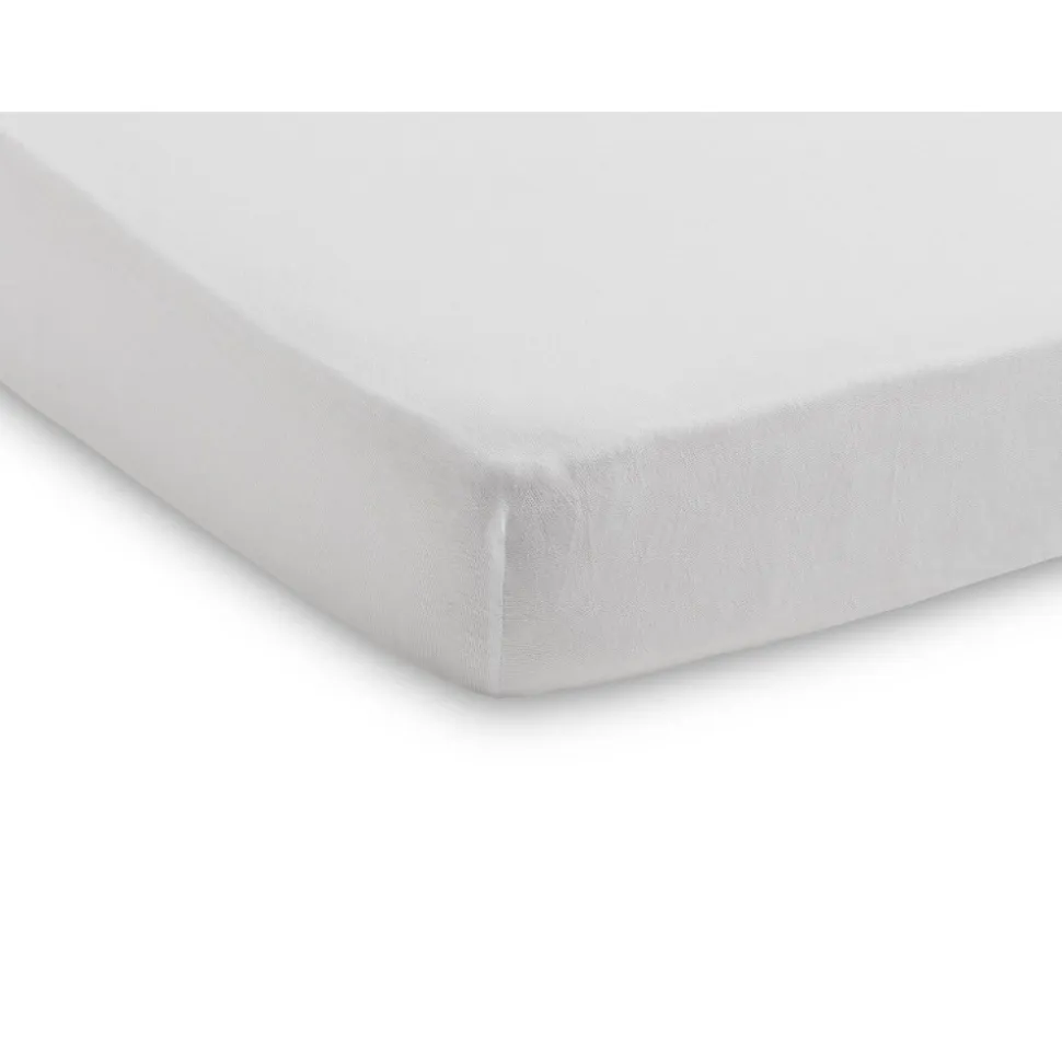 Drap housse 70x140 cm jersey blanc