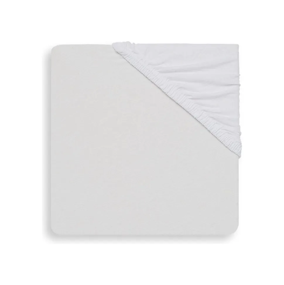 Drap housse 70x140 cm jersey blanc