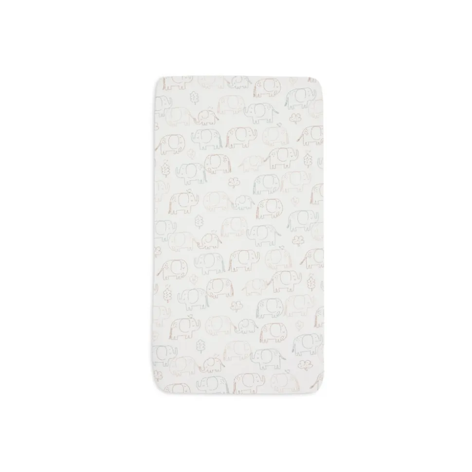 Drap housse 70x140 cm jersey elephant tales