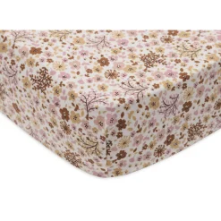 Drap housse 60x120 cm jersey flower fairies