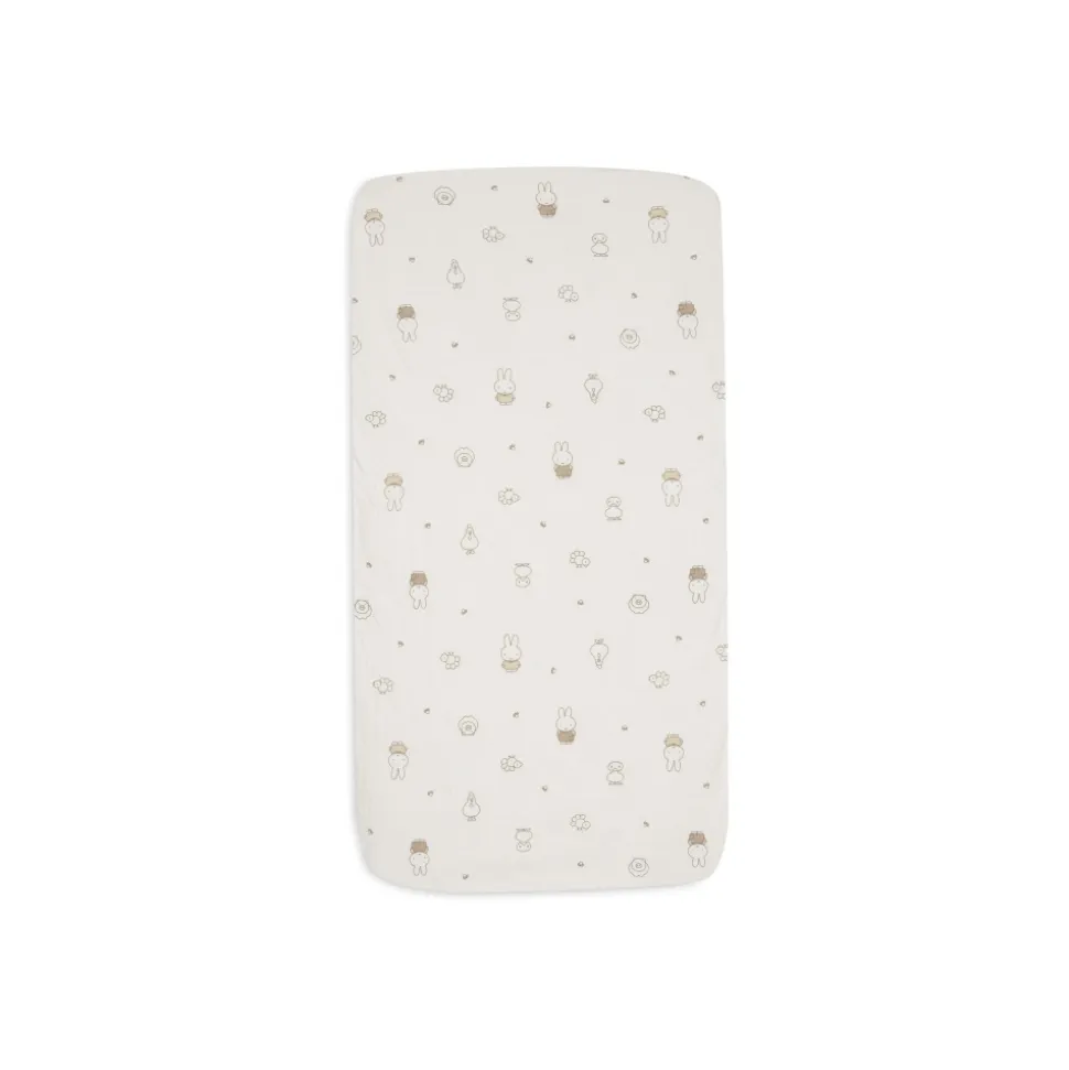 Drap housse 70x140 cm jersey miffy family farm