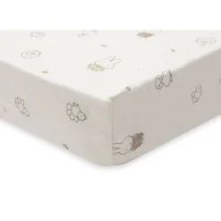 Drap housse 60x120 cm jersey miffy family farm