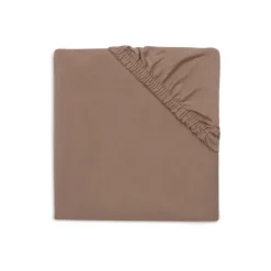 Drap housse 70x140 cm jersey milky coffee