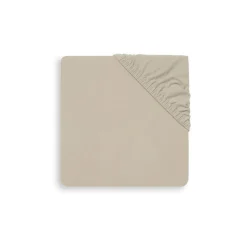 Drap housse 60x120 cm jersey nougat