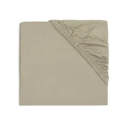 Drap housse 60x120 cm jersey olive