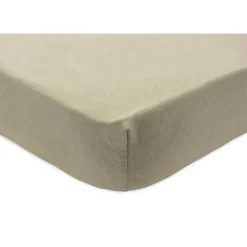 Drap housse 60x120 cm jersey olive