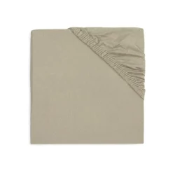 Drap housse 75 x 95 cm jersey pour tapis de parc olive