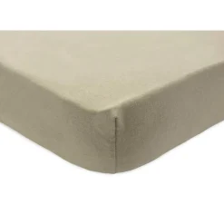 Drap housse 75 x 95 cm jersey pour tapis de parc olive