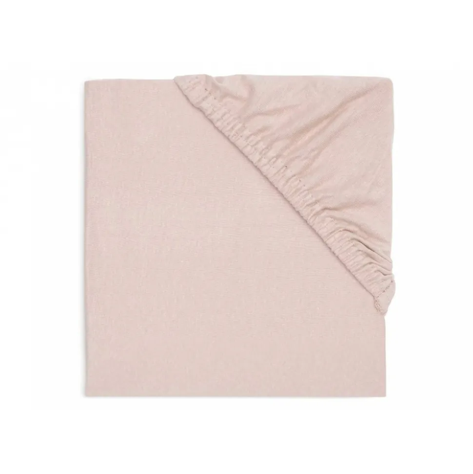 Drap housse 75 x 95 cm jersey pour tapis de parc wild rose