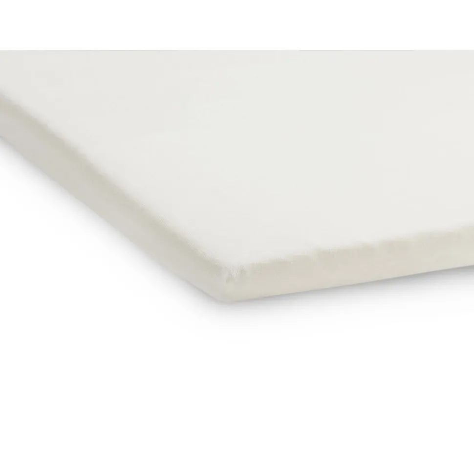 Drap housse 75 x 95 cm jersey pour tapis de parc ivoire