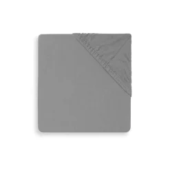 Drap housse 75 x 95 cm jersey pour tapis de parc storm grey
