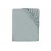 Drap housse 60x120 cm jersey sea green