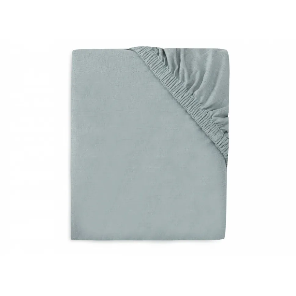 Drap housse 70x140 cm jersey sea green