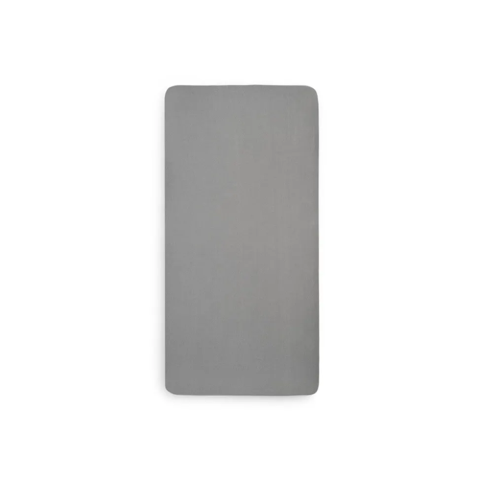 Drap housse 60x120 cm jersey storm grey