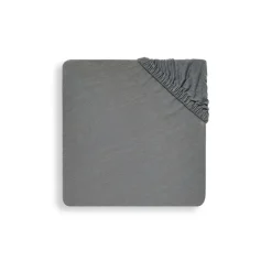 Drap housse 60x120 cm jersey storm grey