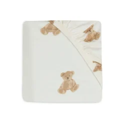 Drap housse 60x120 cm jersey teddy bear